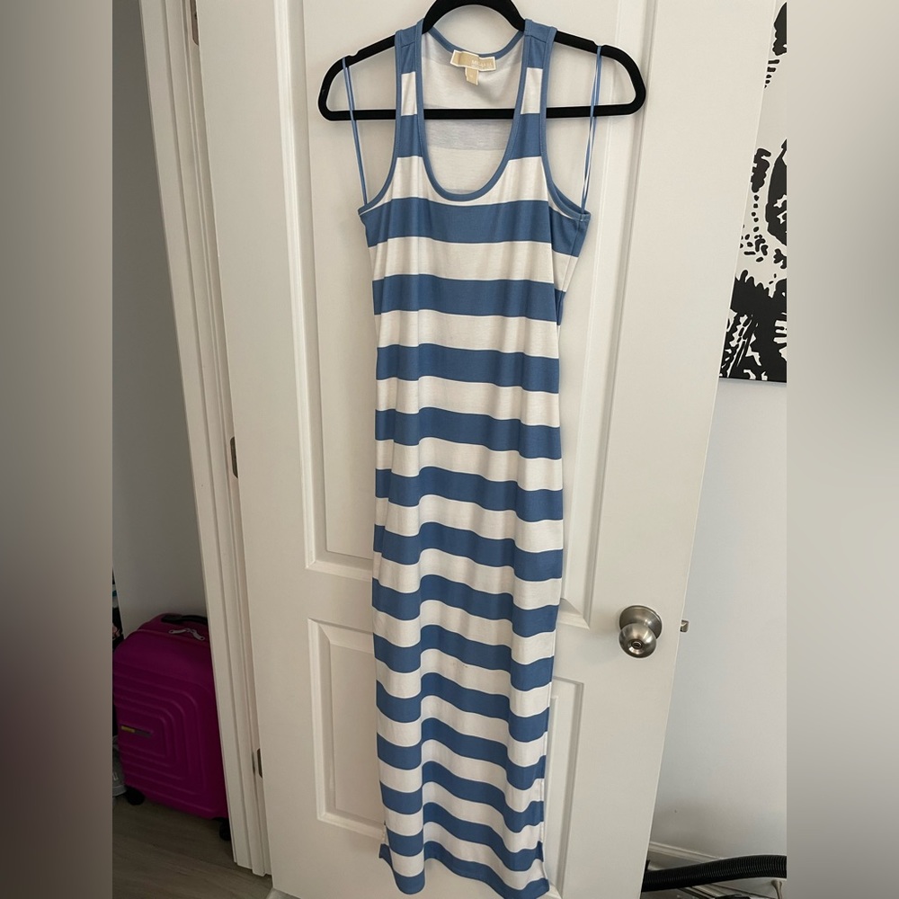 Michael Kors Size M Racer Back Maxi Dress